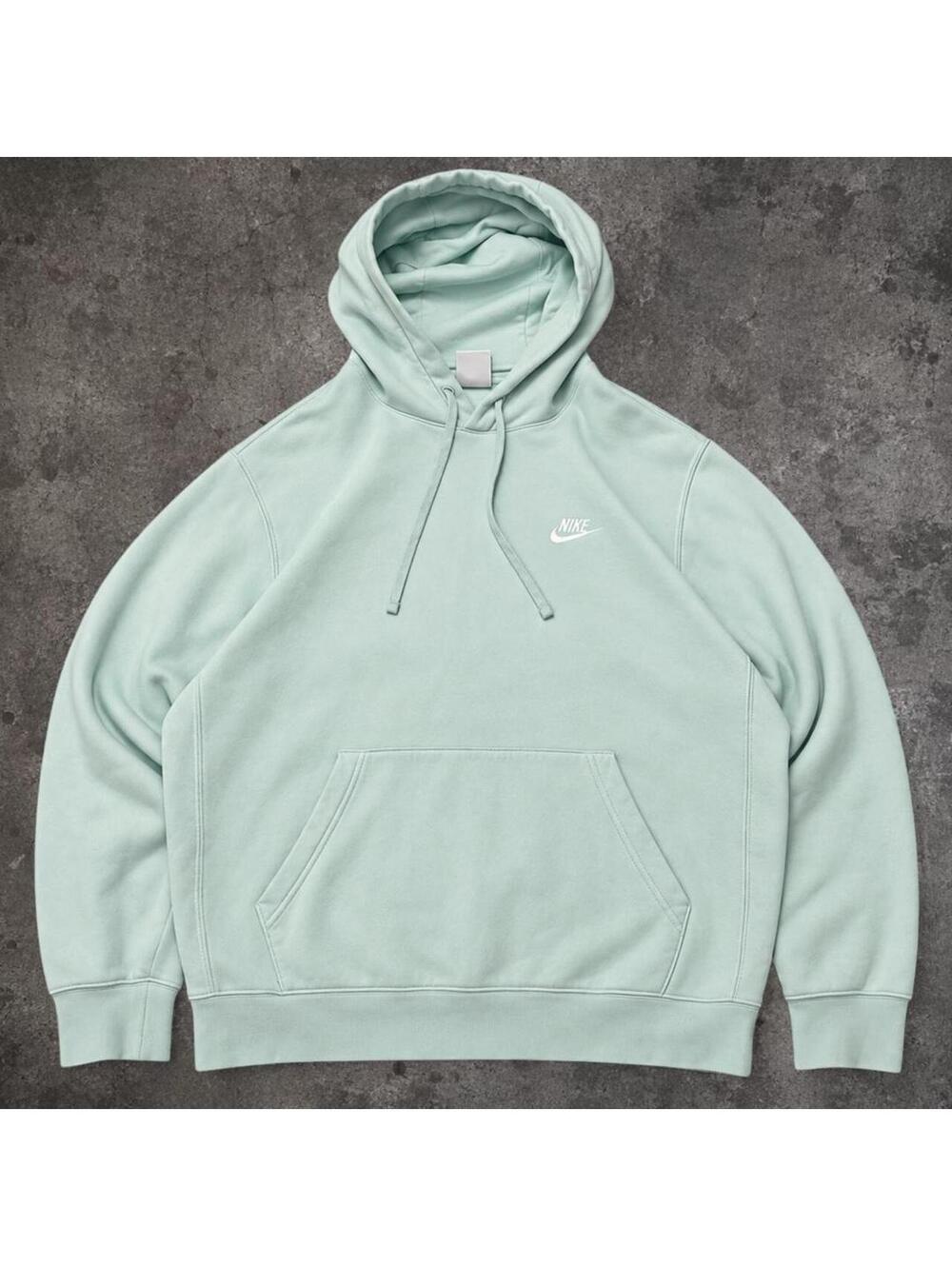 Nike Women's Green and Blue Hoody